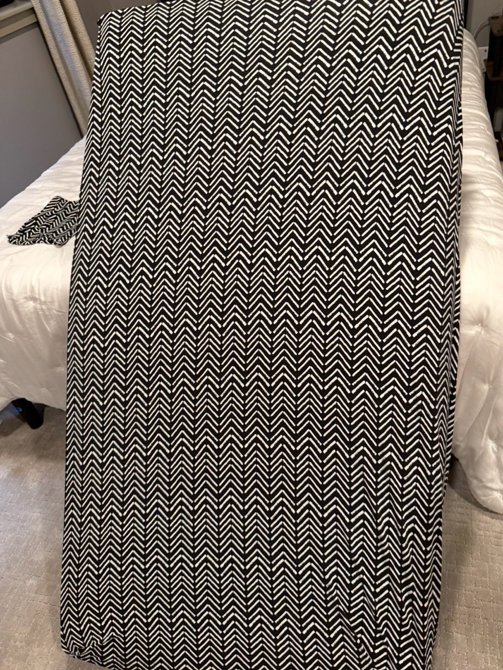 Little sleepies crib sheet chevrons
